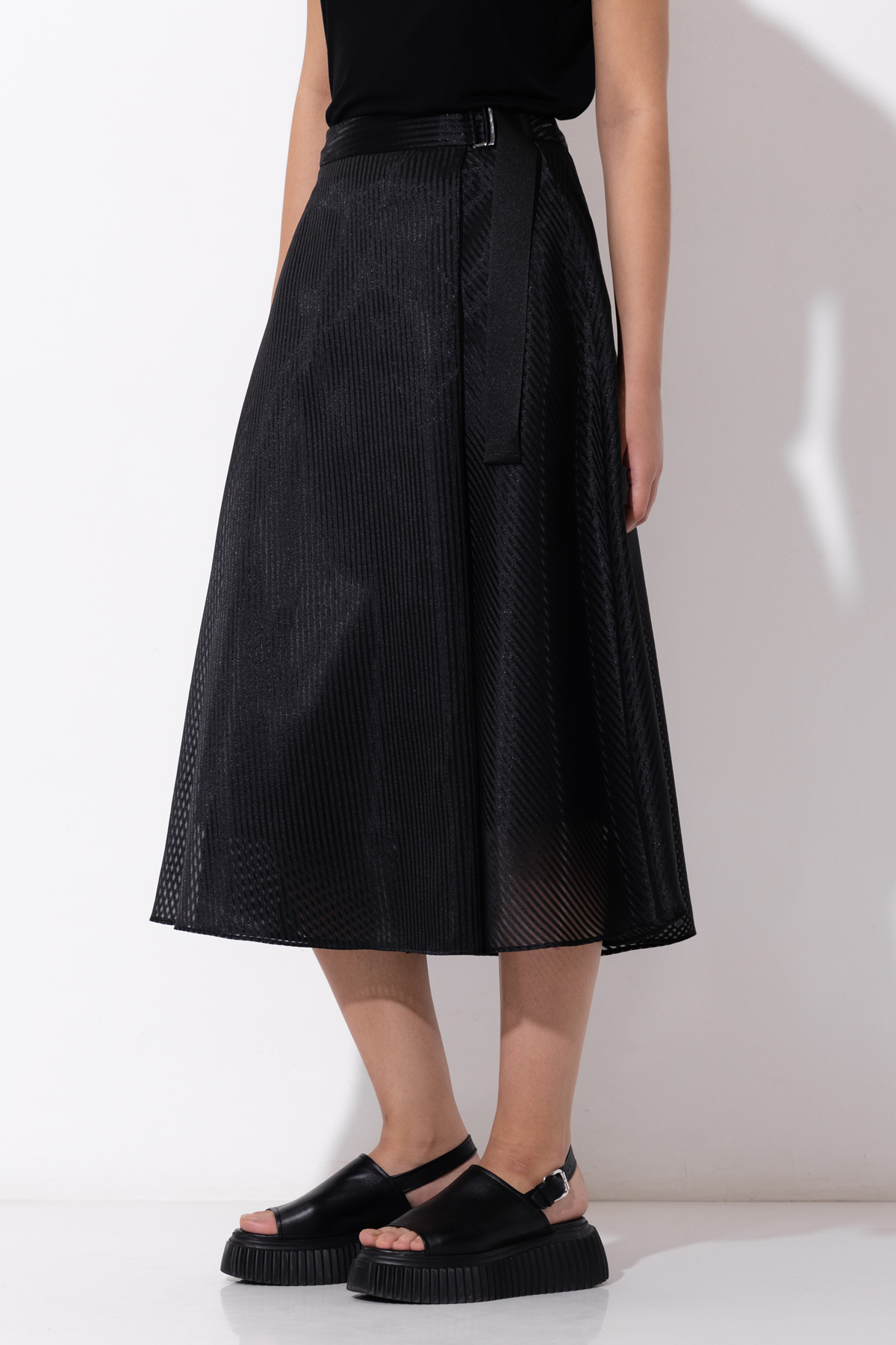 Юбка VASSA&Co, пол женский, цвет черный, фото №5