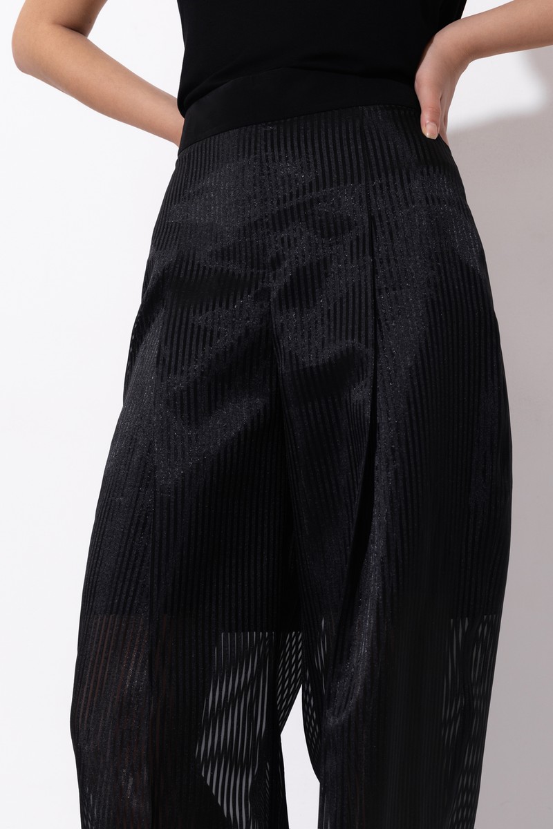 Брюки VASSA&Co, пол женский, цвет черный, фото №6