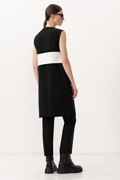 Жилет VASSA&Co, пол женский, цвет черный, фото №3