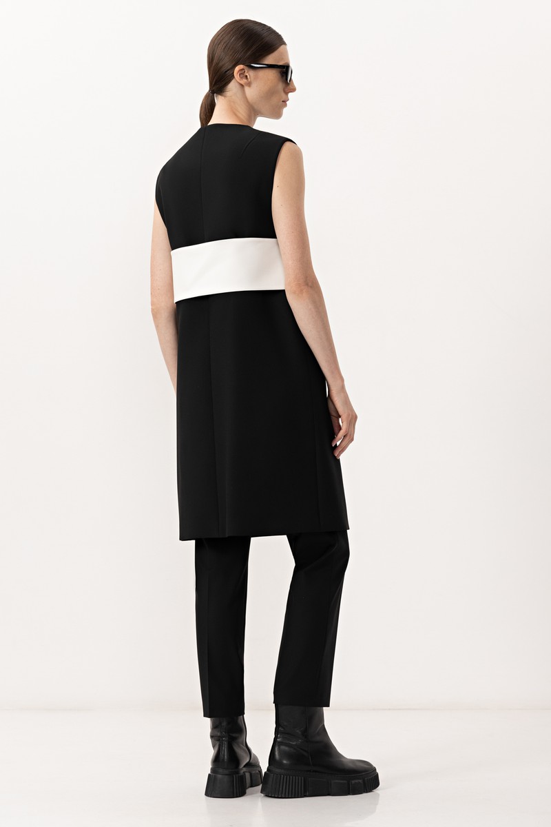 Vest female ЖИЛЕТ VASSA&Co Black 3