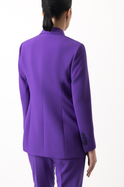 Жакет VASSA&Co, пол женский, цвет фиолетовый, фото №4