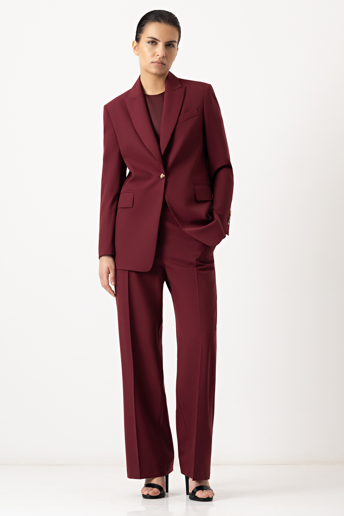 Jacket VASSA&Co, пол female, цвет red, фото №3