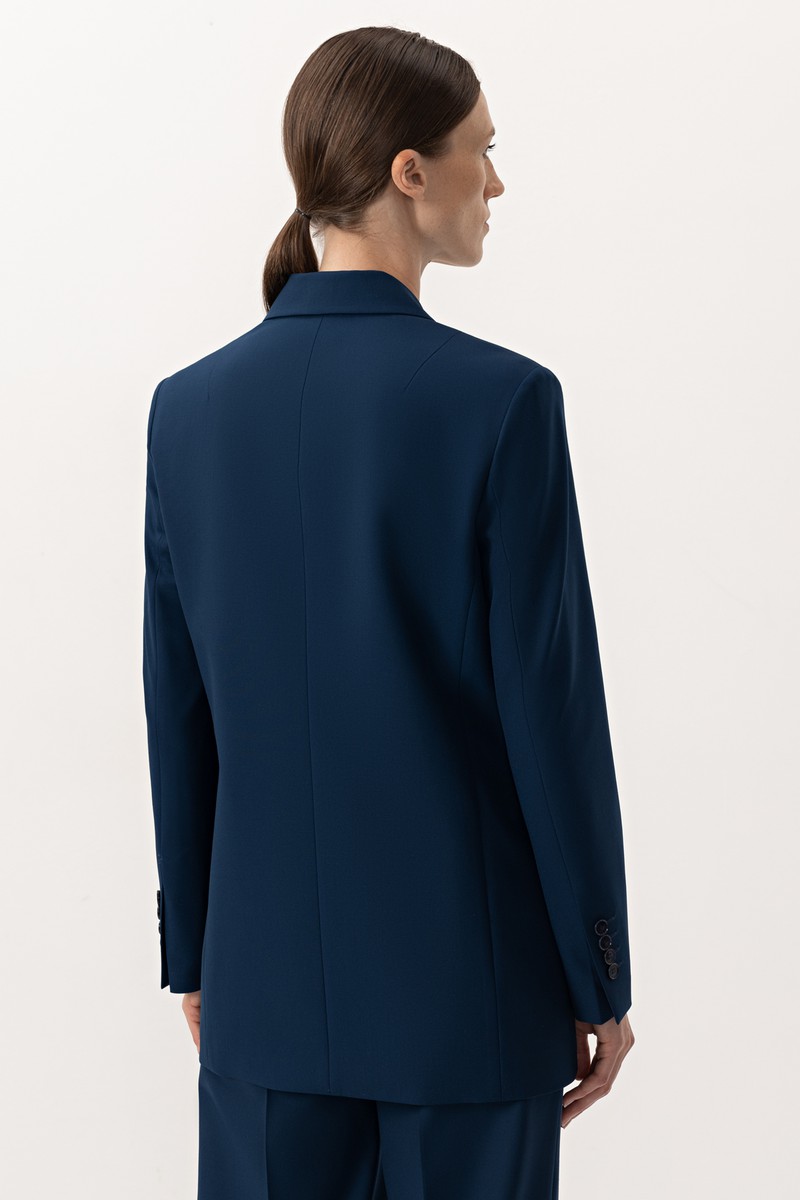 Жакет VASSA&Co, пол женский, цвет синий, фото №5