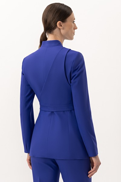 Жакет-трансформер VASSA&Co, пол женский, цвет фиолетовый, фото №5