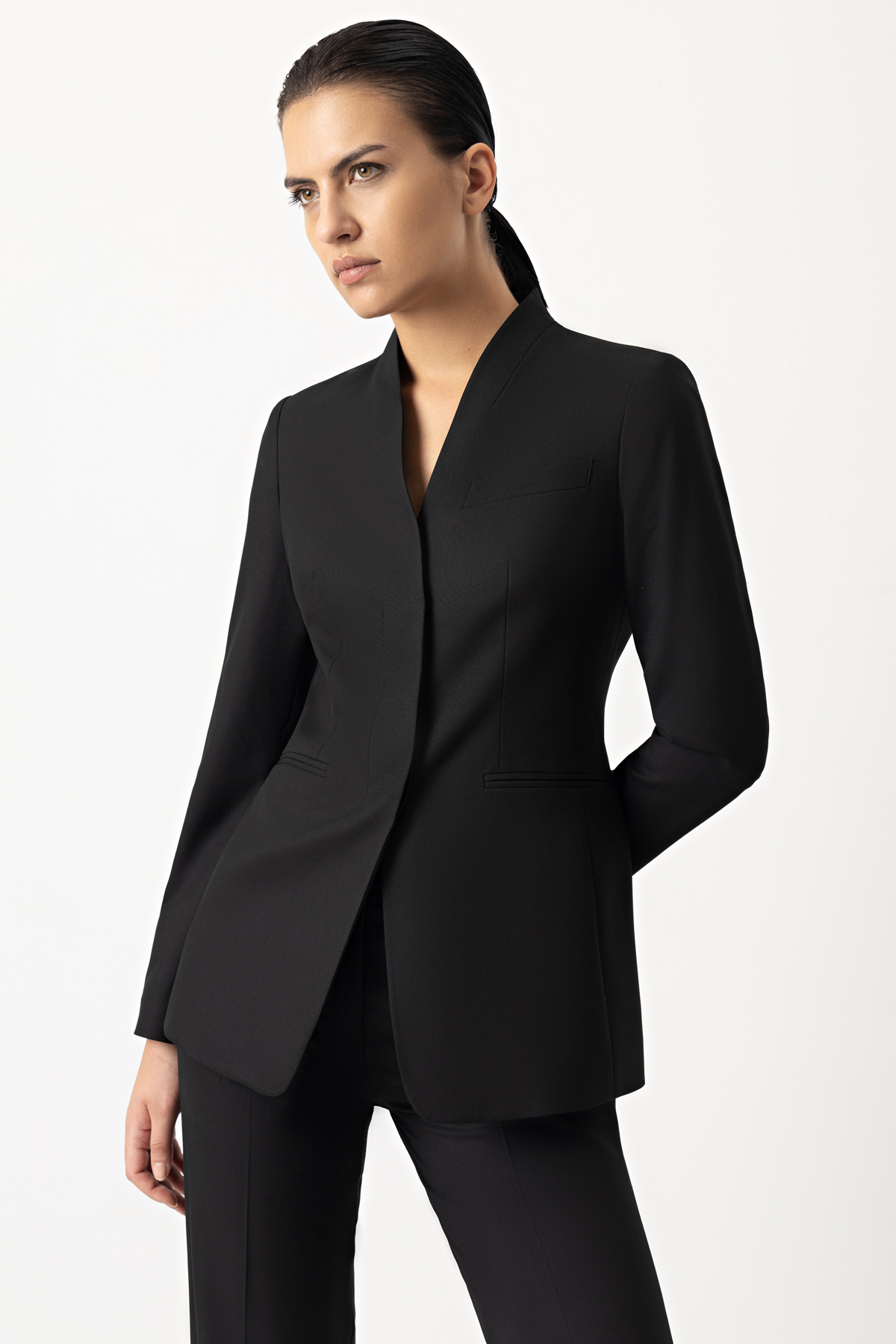 Жакет-трансформер VASSA&Co, пол женский, цвет черный