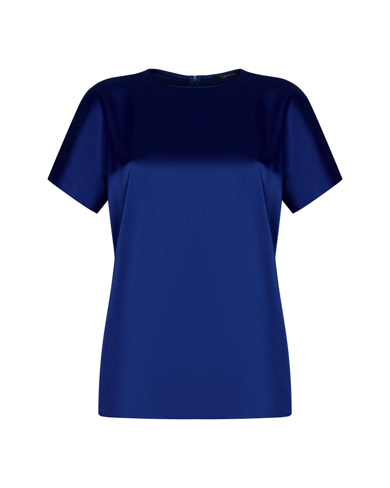 Блузка VASSA&Co, пол женский, цвет синий, фото №4