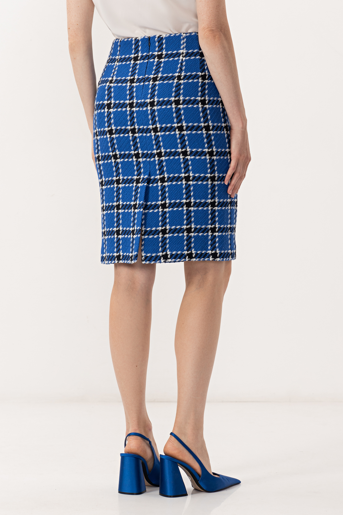 Юбка VASSA&Co, пол женский, цвет синий