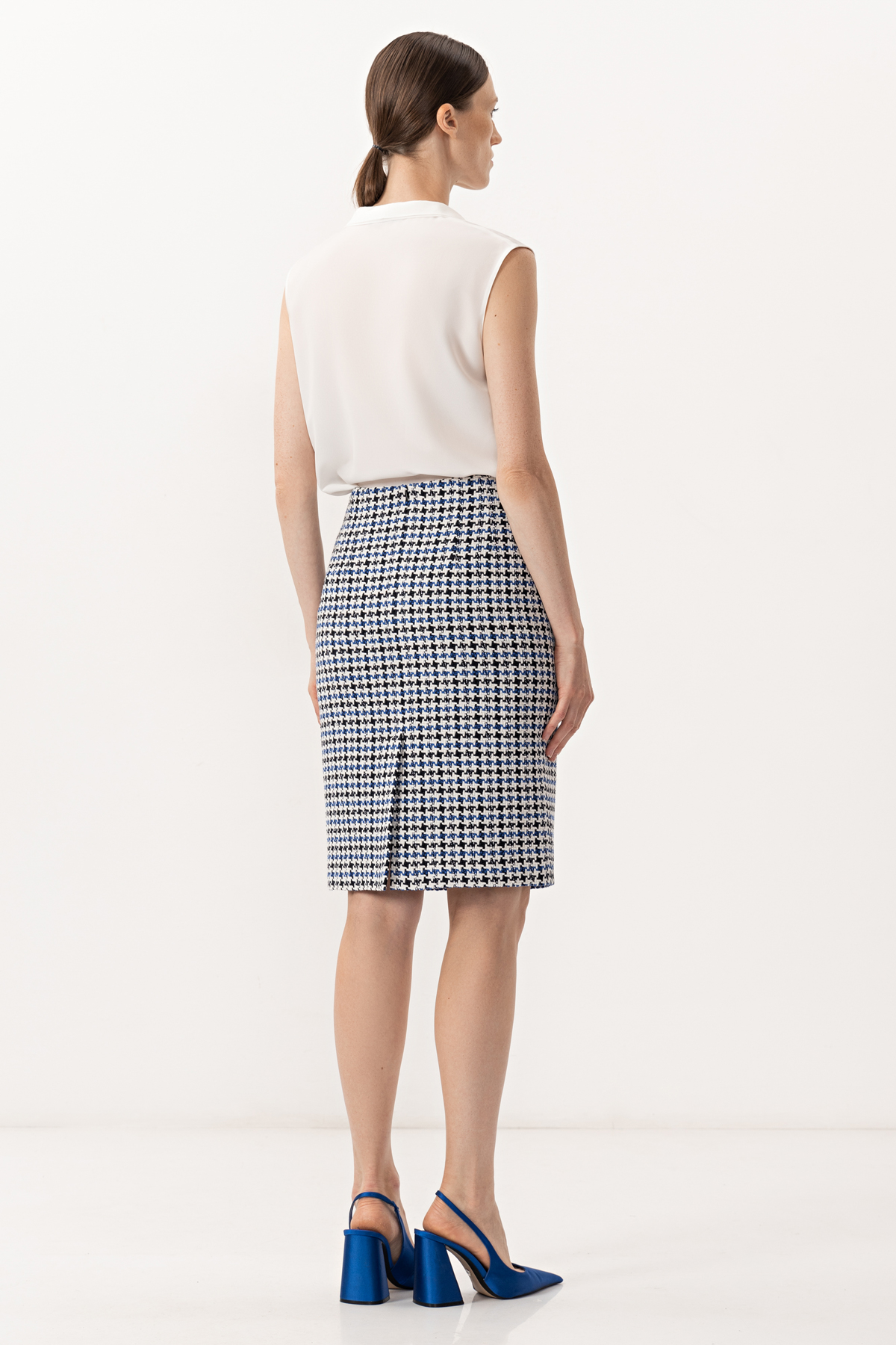 Юбка VASSA&Co, пол женский, цвет синий