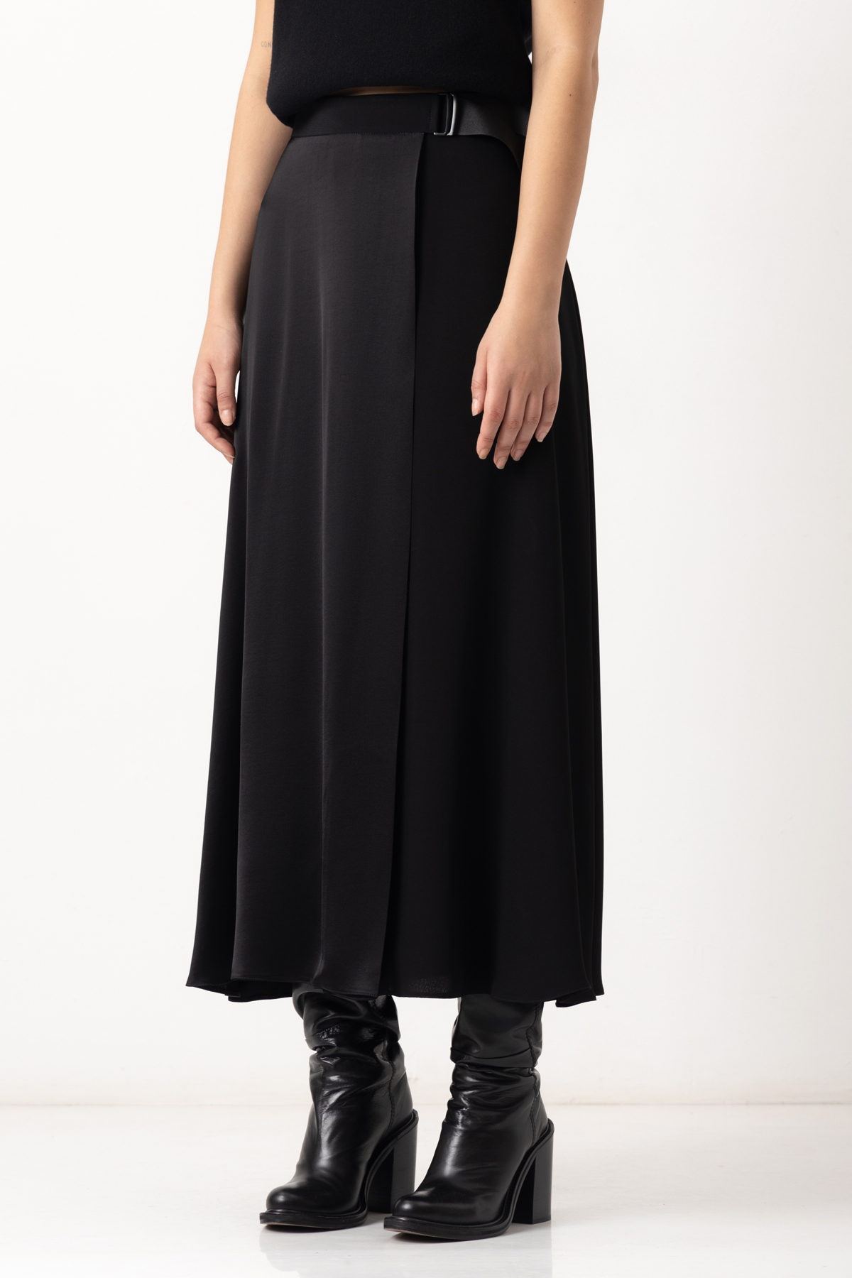 Юбка VASSA&Co, пол женский, цвет черный