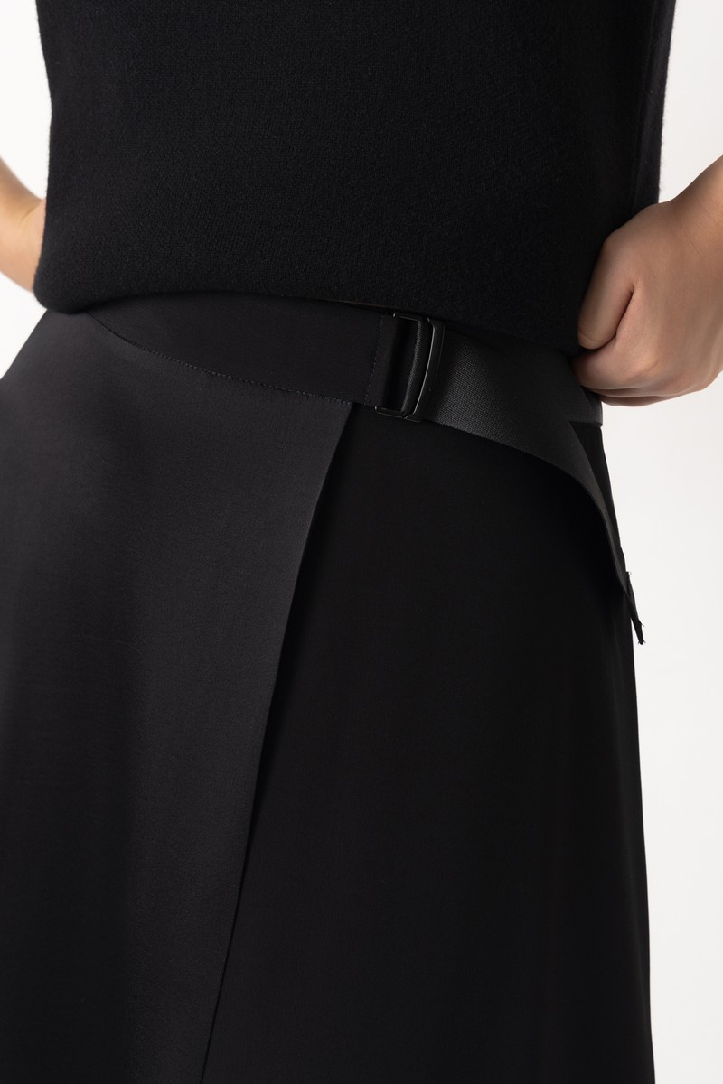 Юбка VASSA&Co, пол женский, цвет черный, фото №5