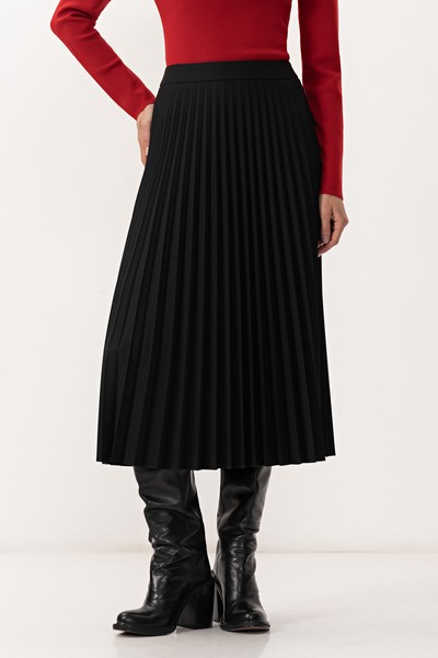 Skirt VASSA&Co, пол female, цвет black, фото №3