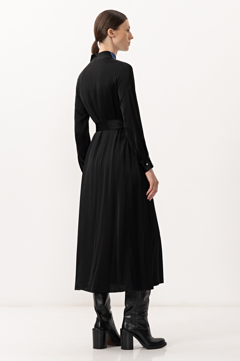 Платье VASSA&Co, пол женский, цвет синий, фото №5