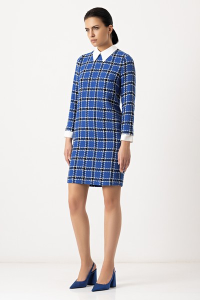 Платье VASSA&Co, пол женский, цвет синий, фото №5