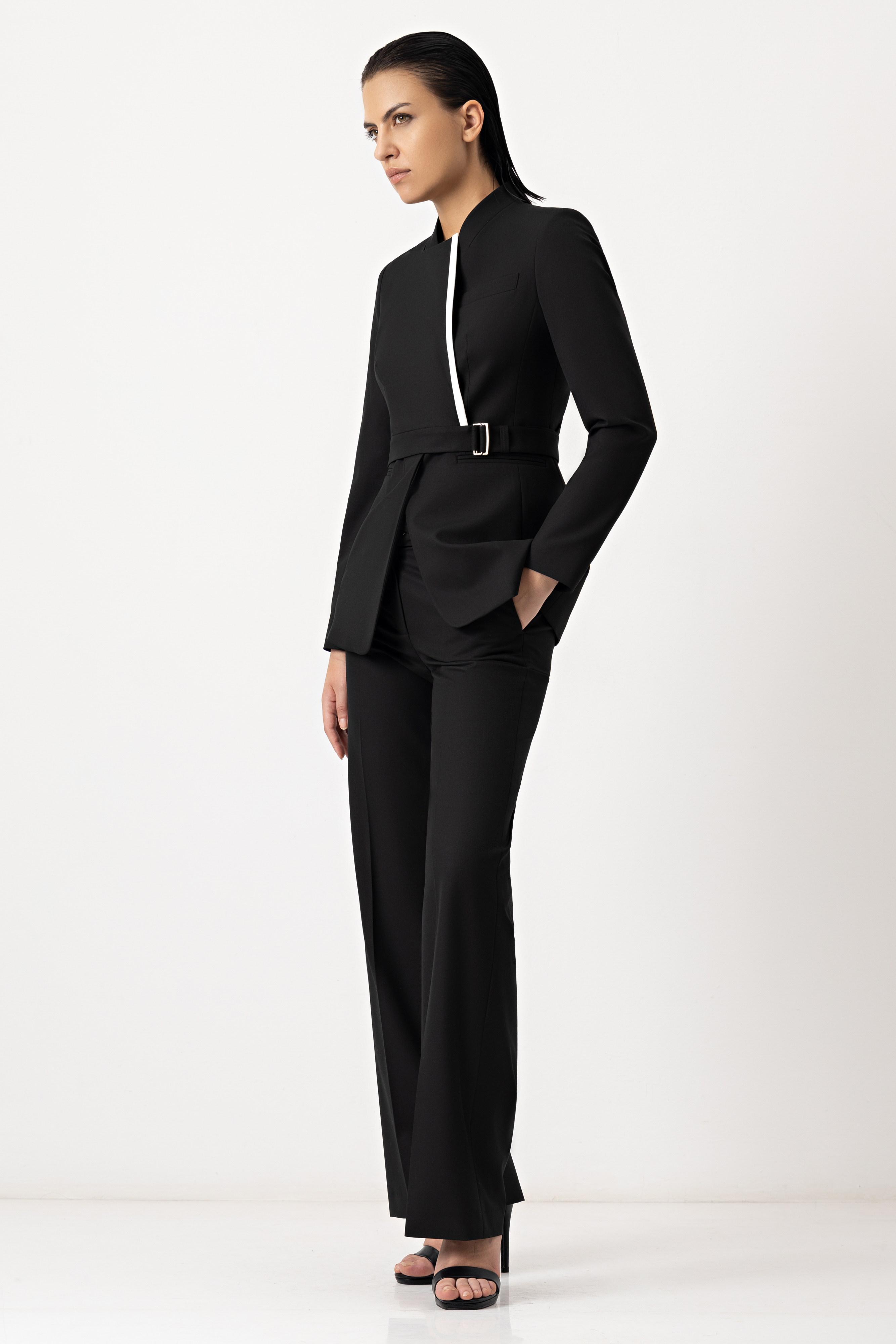 Жакет-трансформер VASSA&Co, пол женский, цвет черный