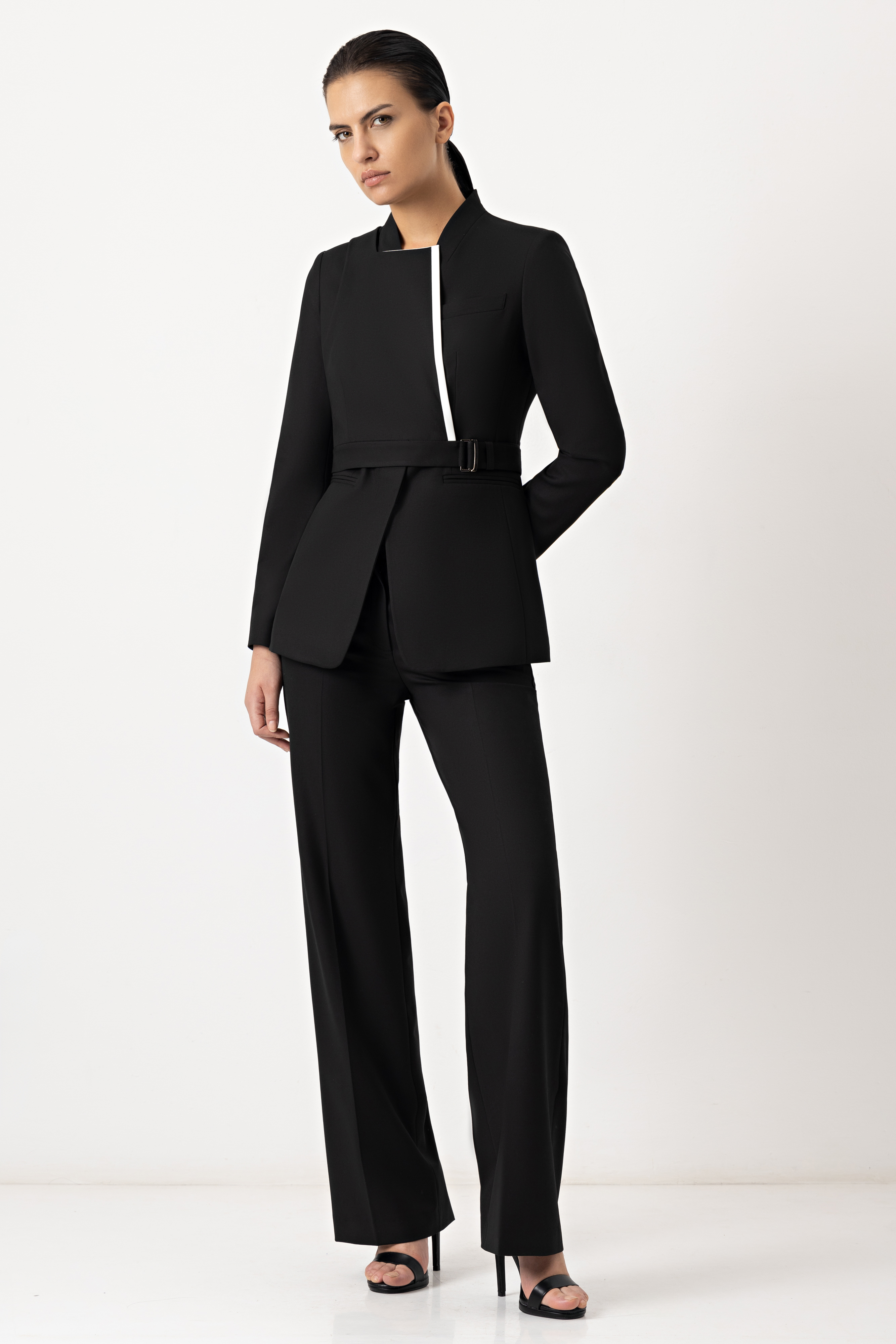 Жакет-трансформер VASSA&Co, пол женский, цвет черный