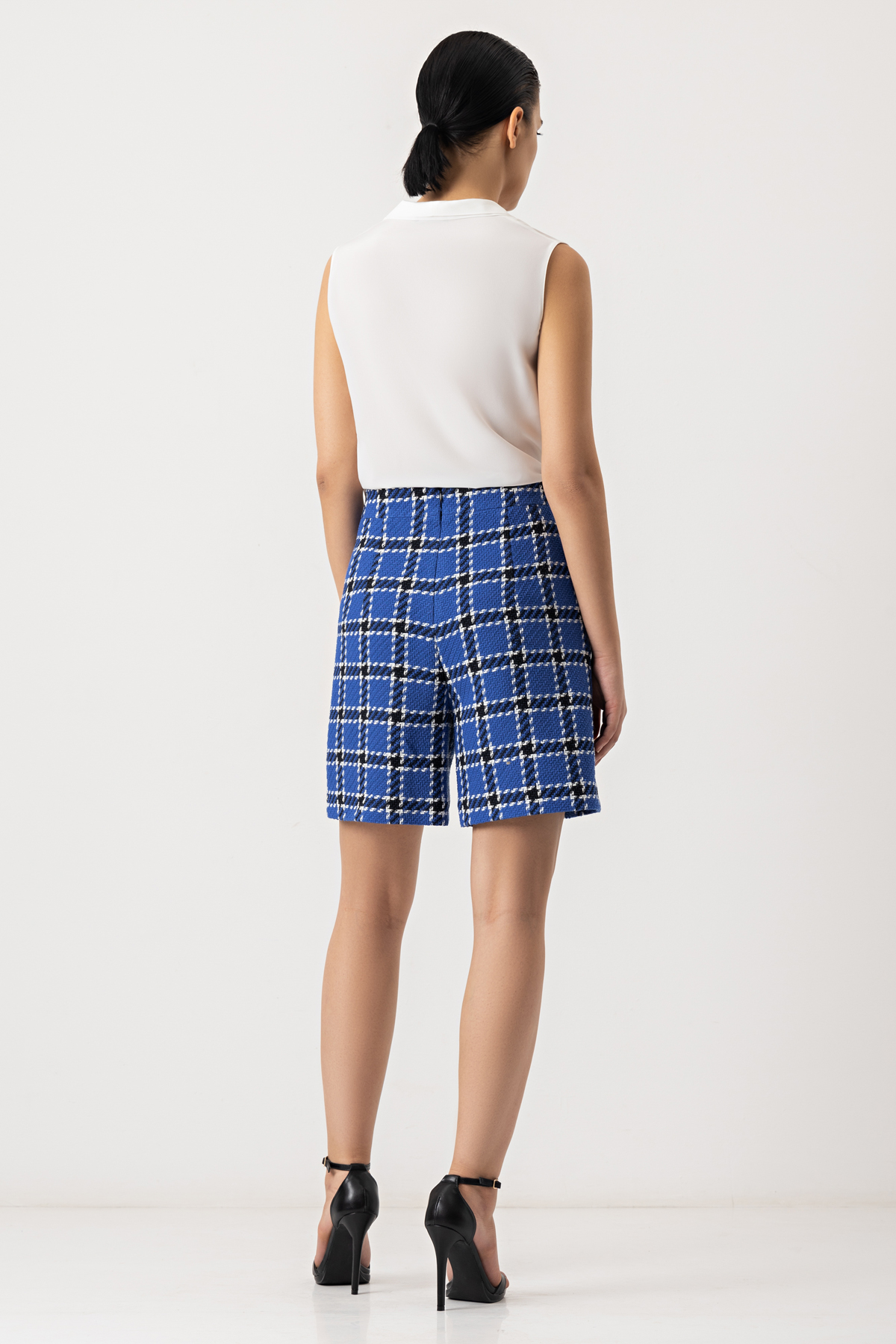 Шорты VASSA&Co, пол женский, цвет синий