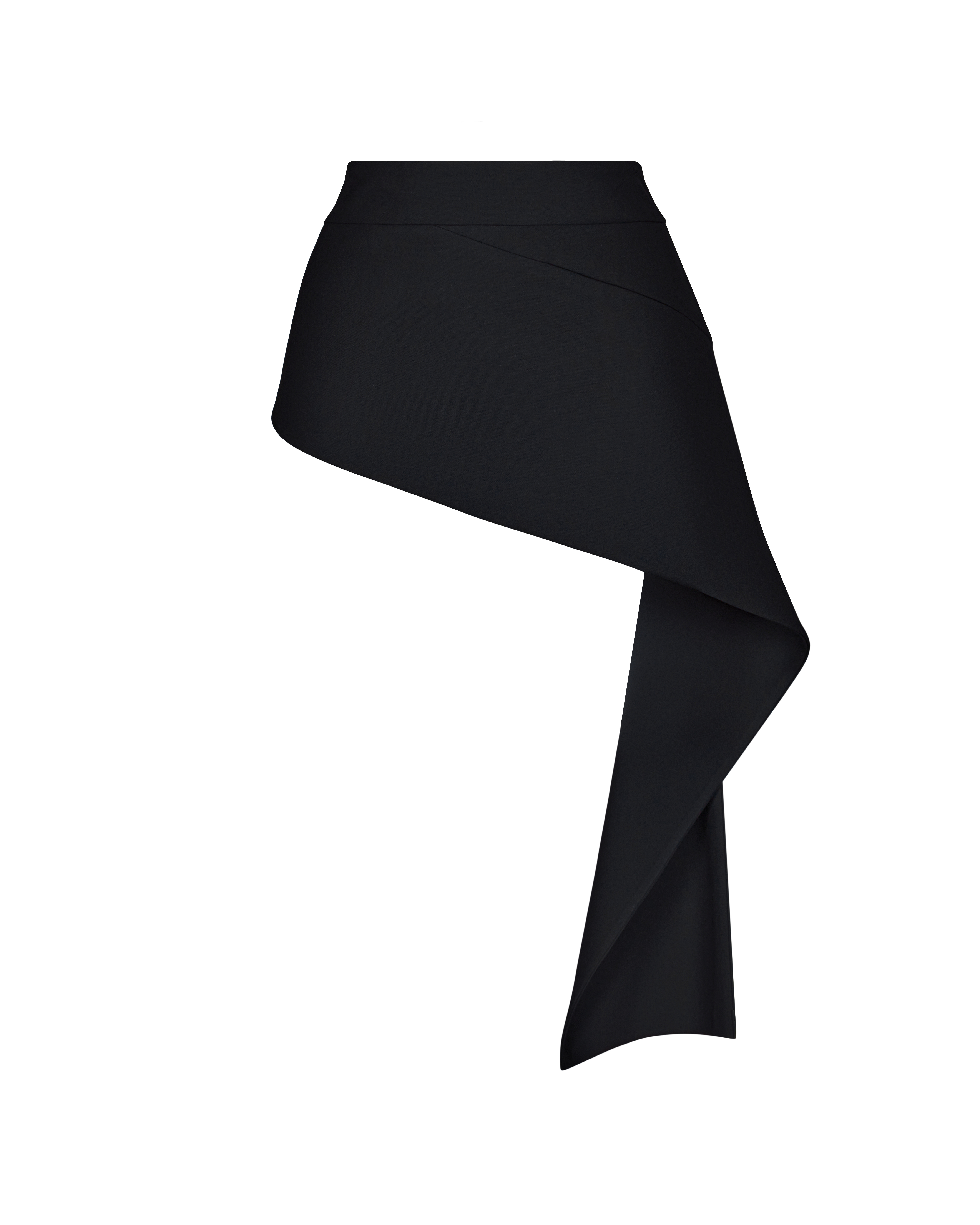 Асимметричный пояс VASSA&Co, пол женский, цвет черный