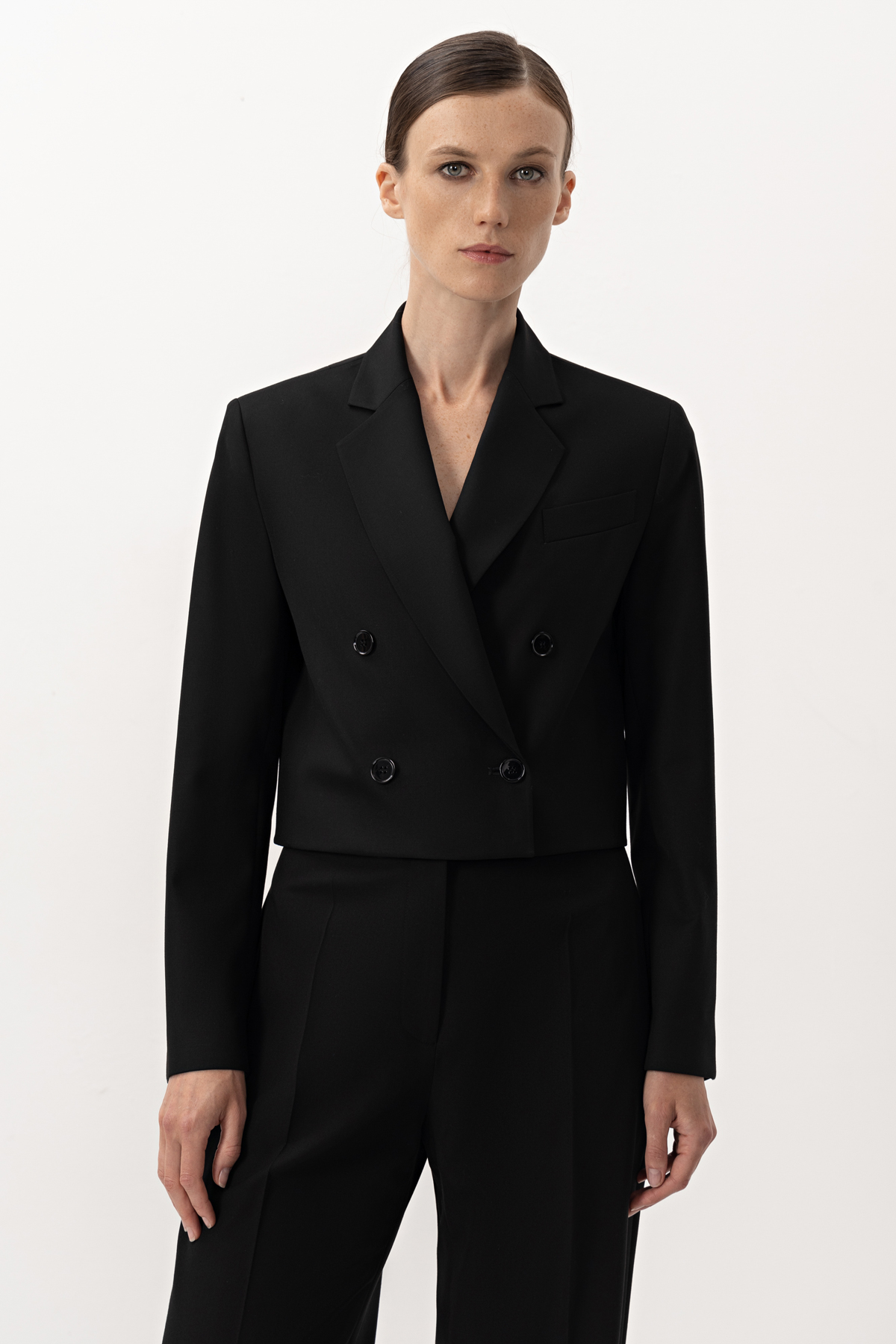 Jacket VASSA&Co, пол female, цвет black