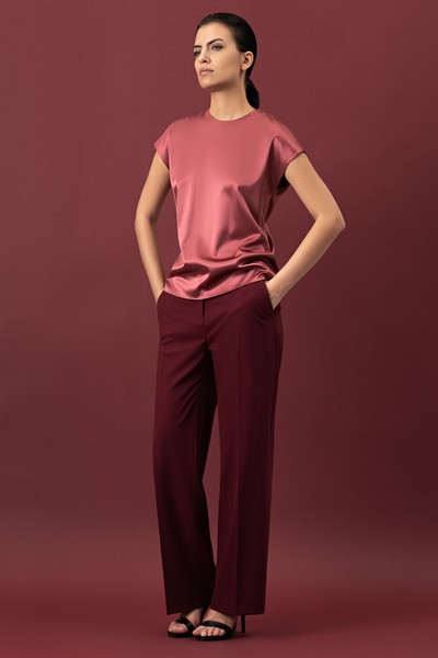 Блузка VASSA&Co, пол женский, цвет розовый, фото №2