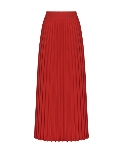 Юбка гофре VASSA&Co, пол женский, цвет красный, фото №5