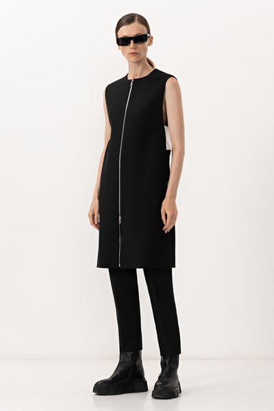 Жилет VASSA&Co, пол женский, цвет черный, фото №2