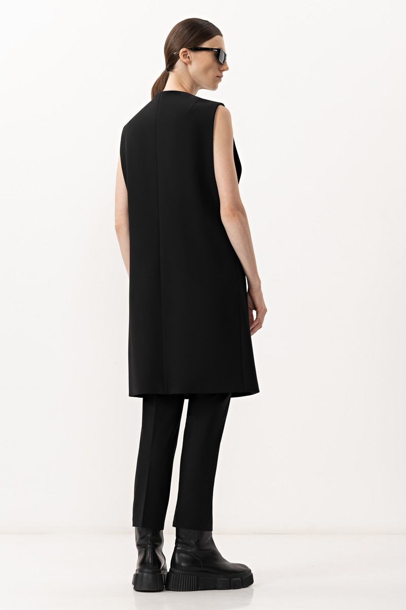 Брюки VASSA&Co, пол женский, цвет черный, фото №3