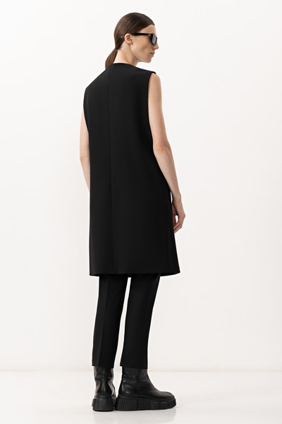 Vest VASSA&Co, пол female, цвет black, фото №6