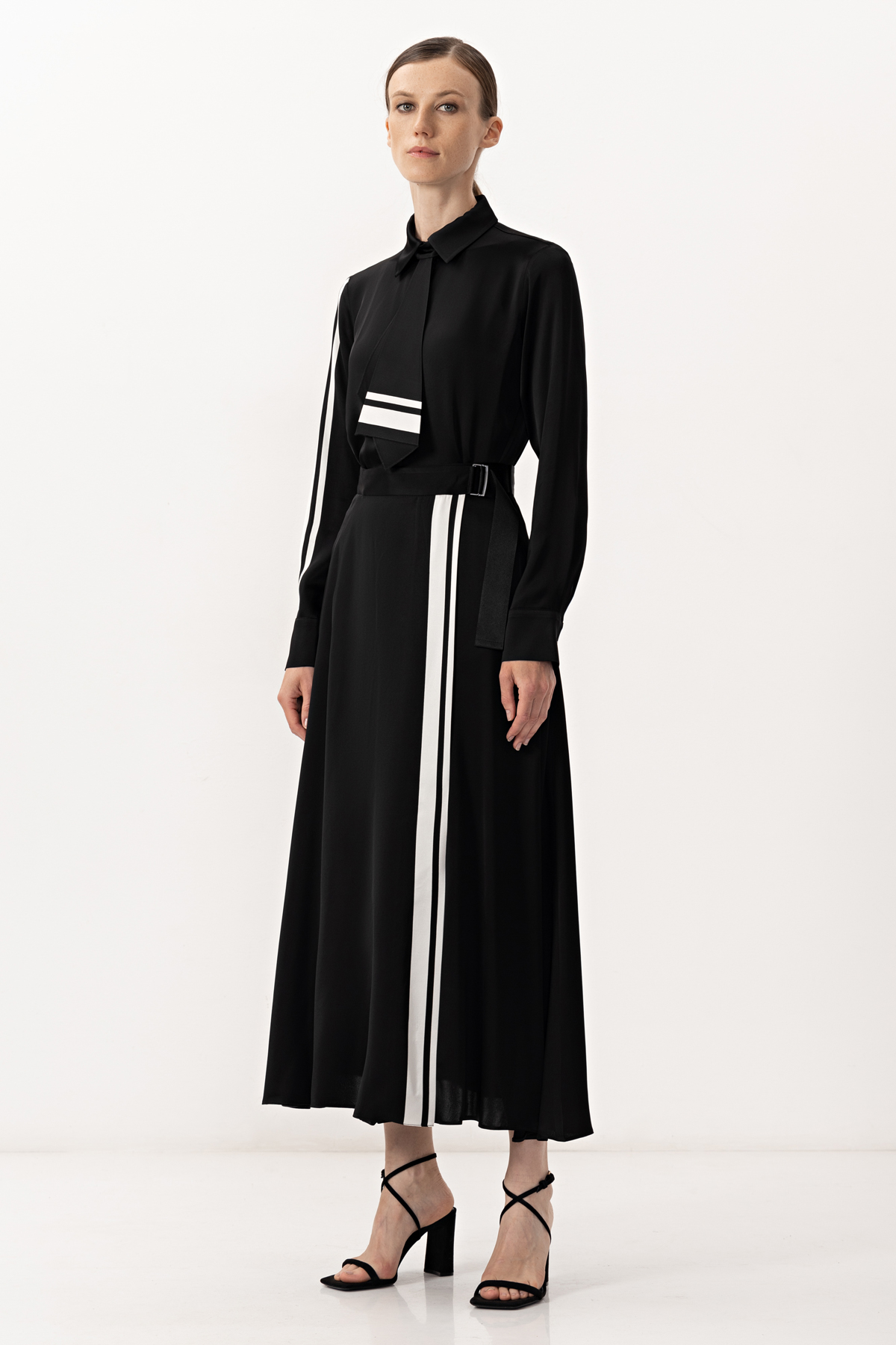 Skirt VASSA&Co, пол female, цвет black