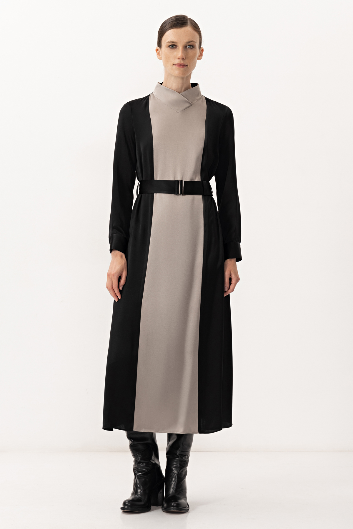 Dress VASSA&Co, пол female, цвет Серый