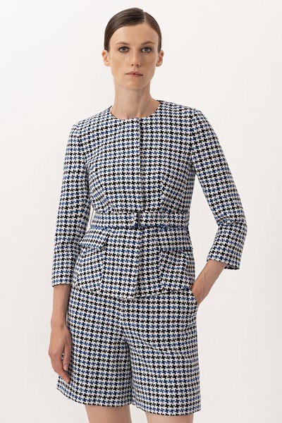 Жакет VASSA&Co, пол женский, цвет синий, фото №3