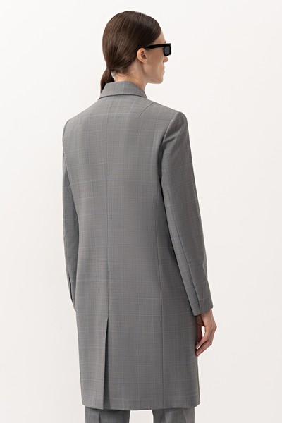 Удлиненный жакет VASSA&Co, пол женский, цвет серый, фото №6