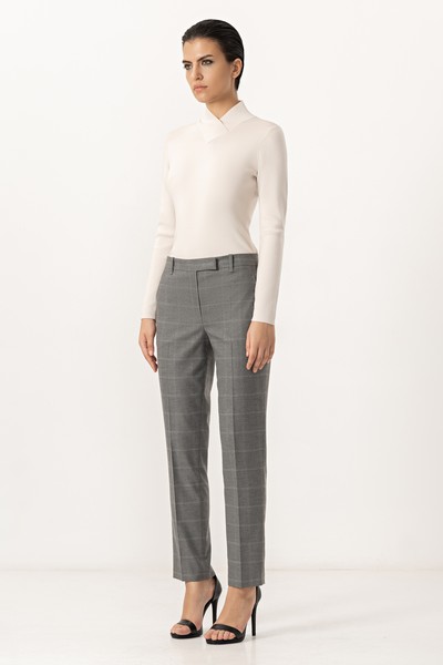 Брюки VASSA&Co, пол женский, цвет серый, фото №2