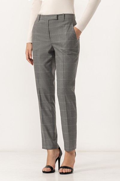 Брюки VASSA&Co, пол женский, цвет серый, фото №3