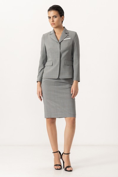 Жакет VASSA&Co, пол женский, цвет серый, фото №2