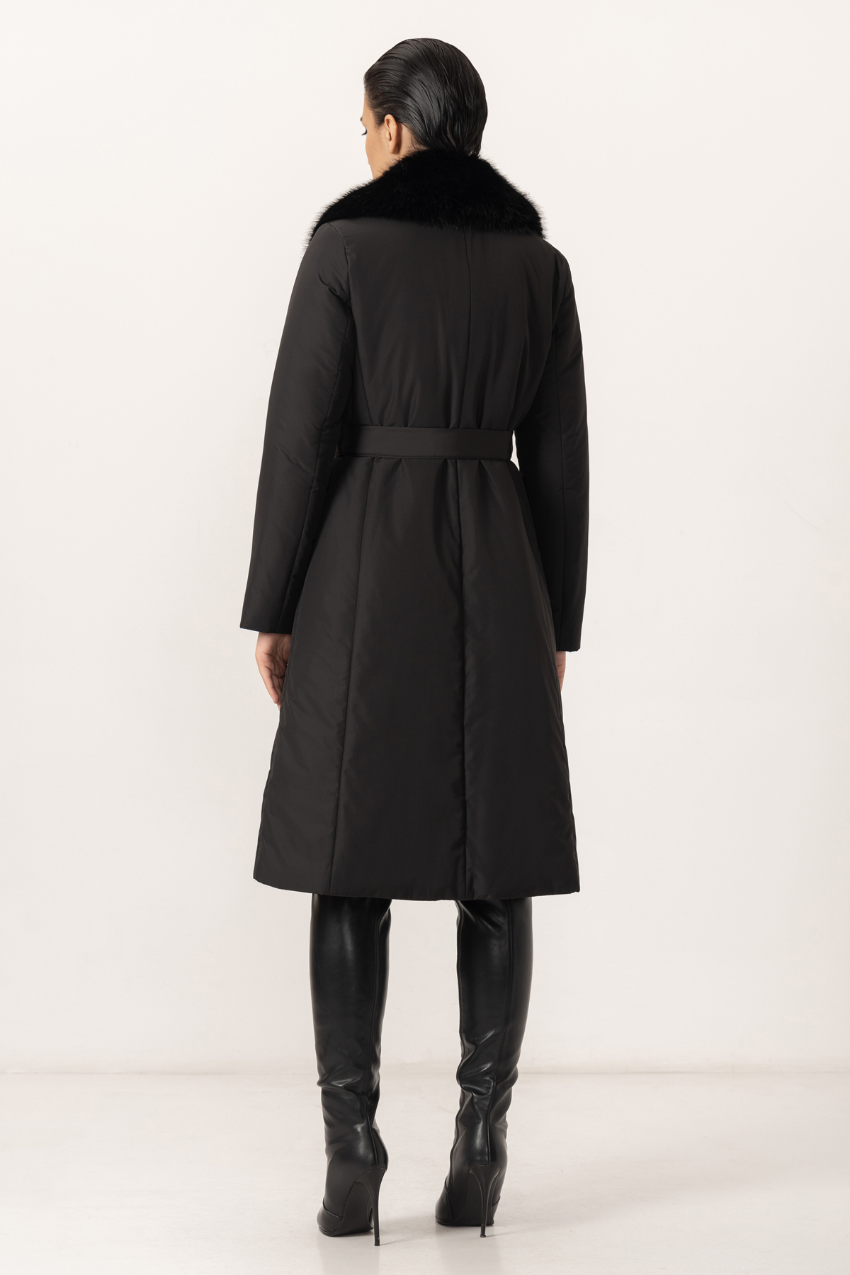 Coat VASSA&Co, пол female, цвет Black