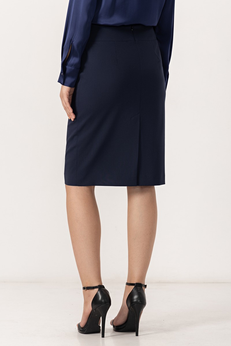 Юбка VASSA&Co, пол женский, цвет синий, фото №4