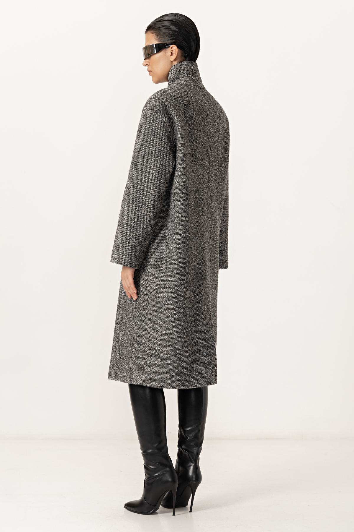 Coat VASSA&Co, пол female, цвет Black