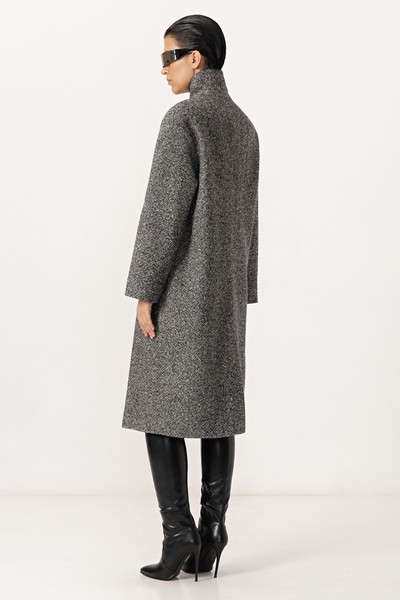 Coat VASSA&Co, пол female, цвет black, фото №5