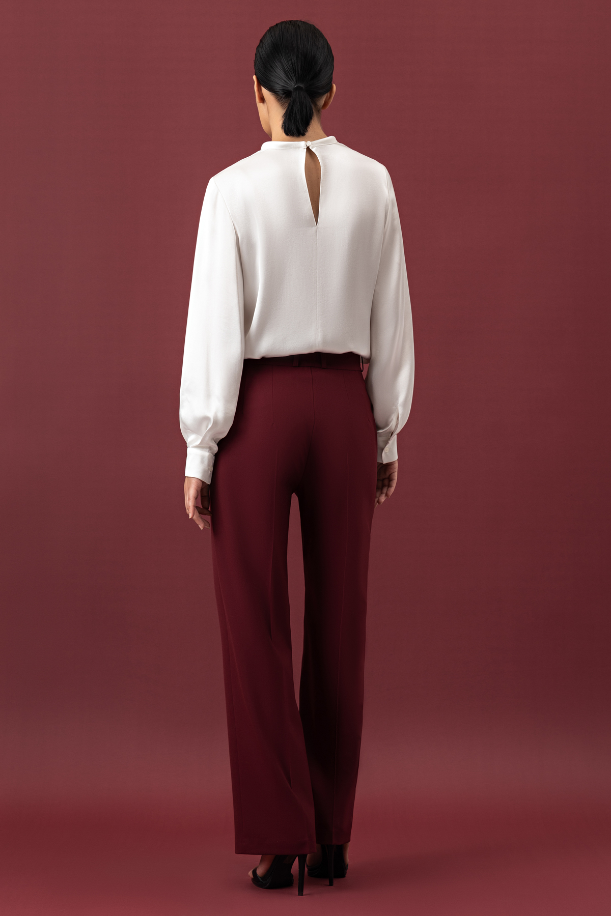 Блузка VASSA&Co, пол женский, цвет белый