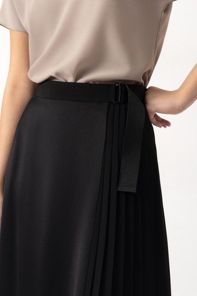 Юбка VASSA&Co, пол женский, цвет черный, фото №2