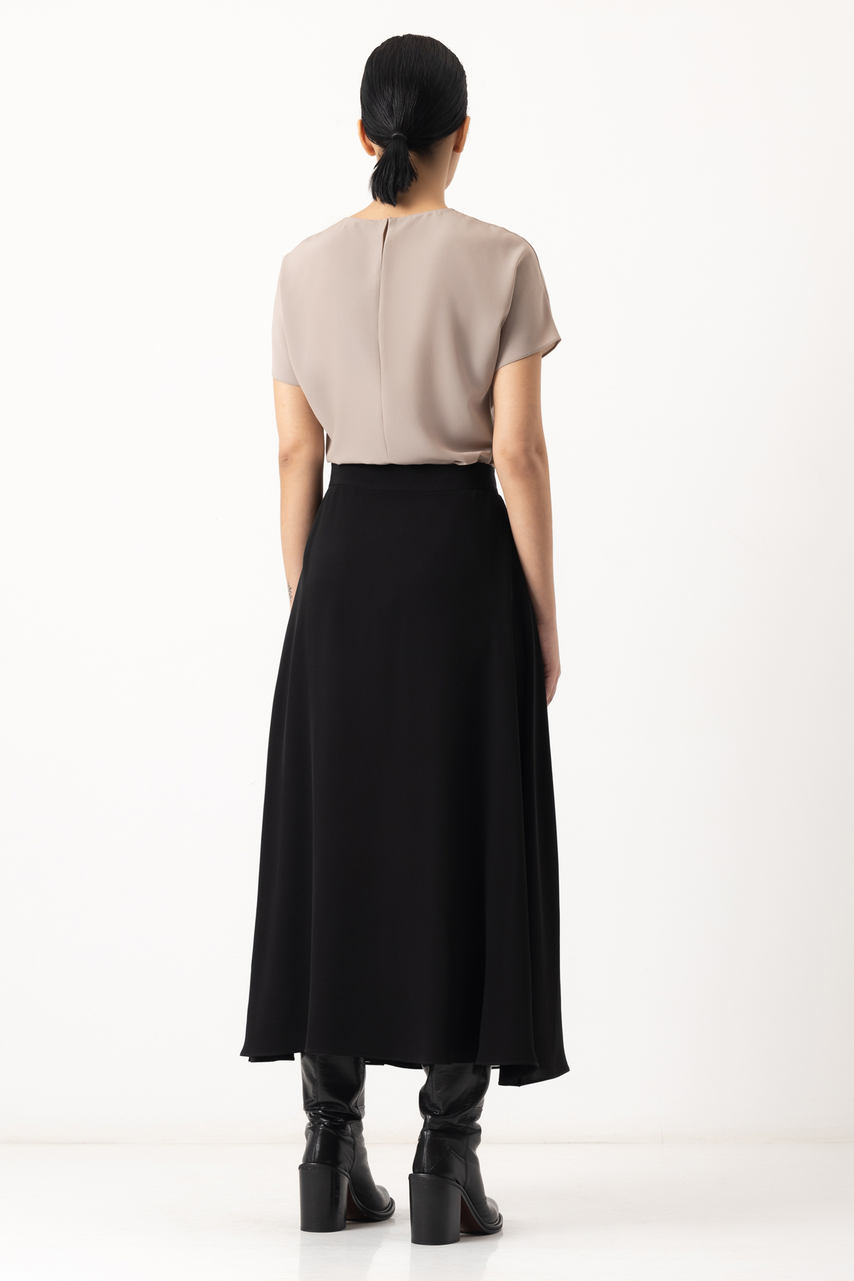 Юбка VASSA&Co, пол женский, цвет черный