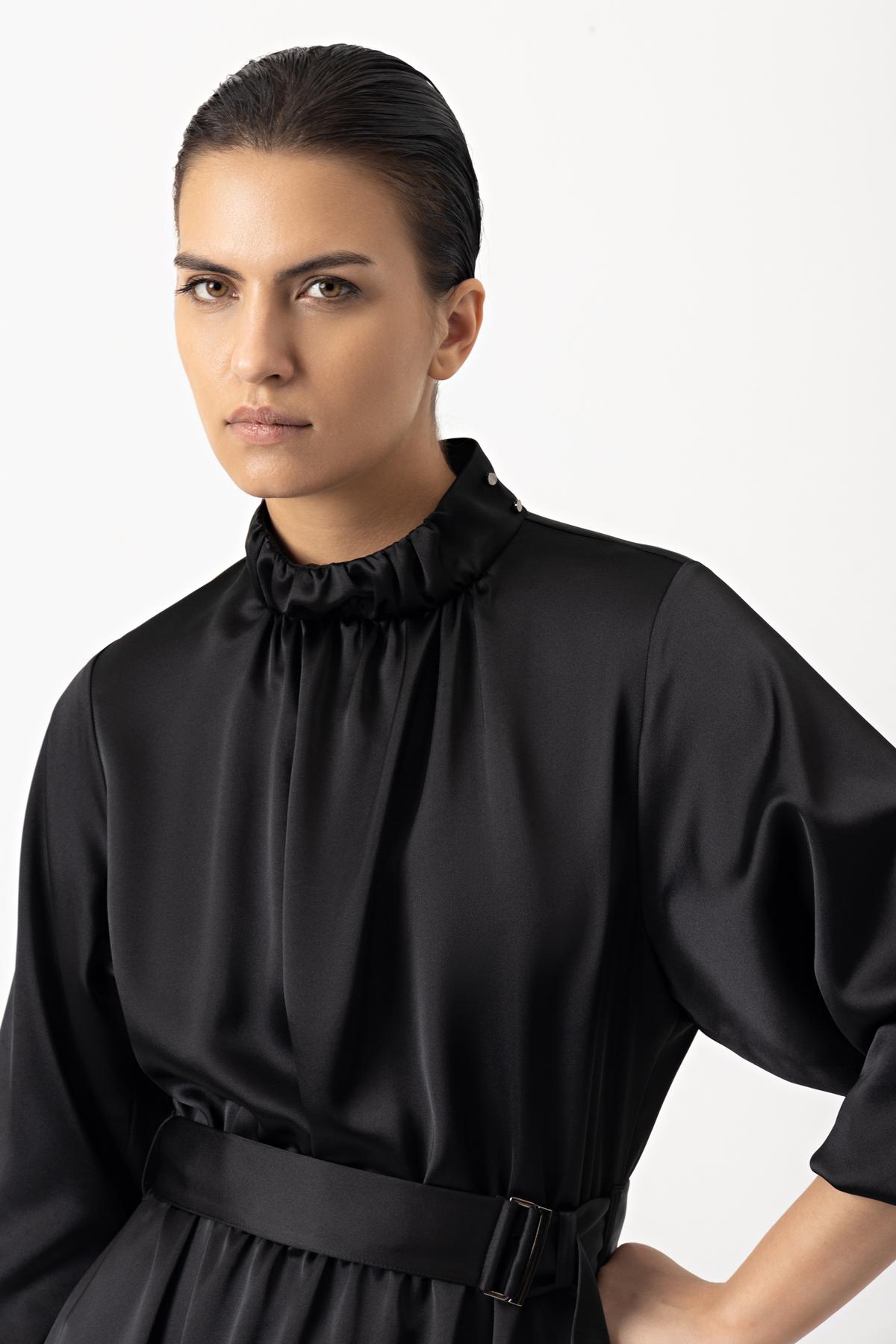 Dress VASSA&Co, пол female, цвет black
