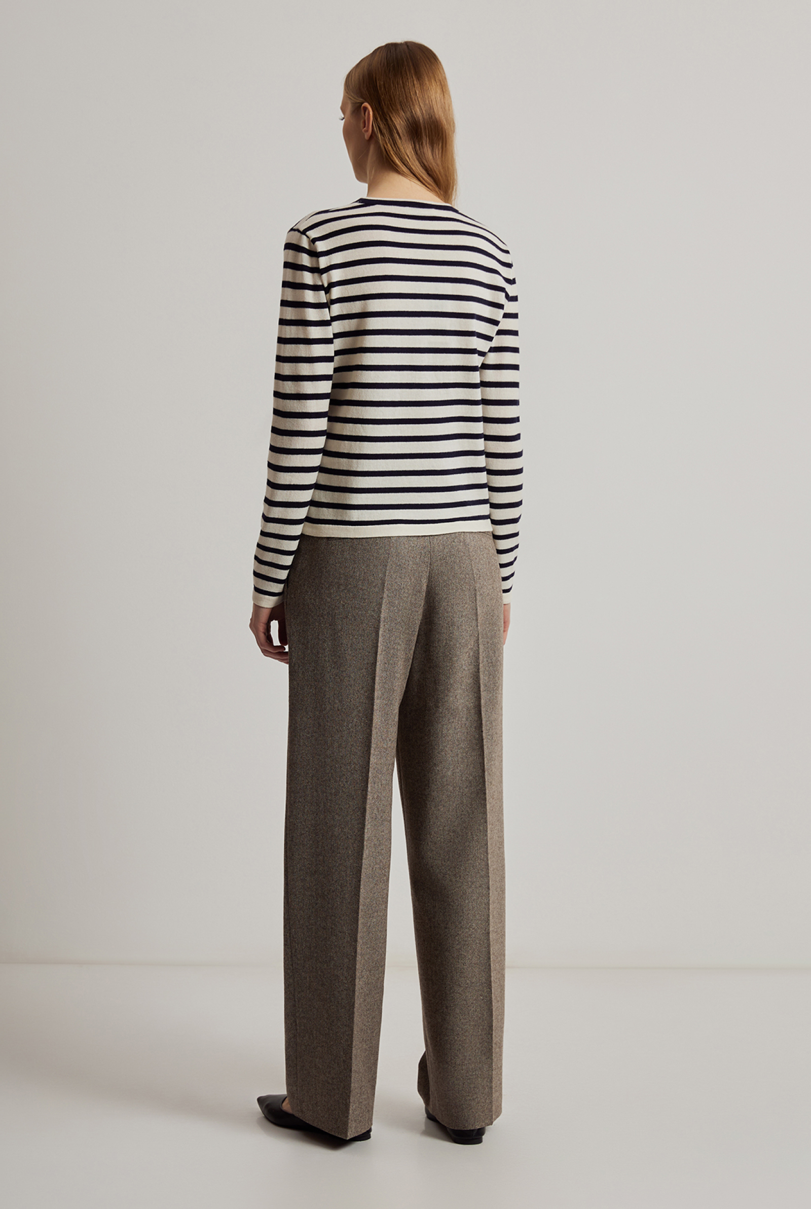 Брюки VASSA CODE, пол женский, цвет коричневый