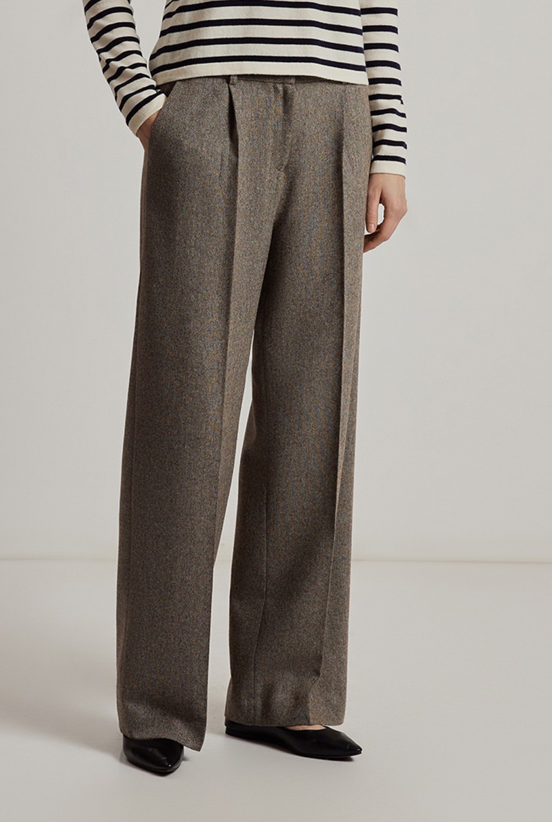 Брюки VASSA CODE, пол женский, цвет коричневый, фото №3