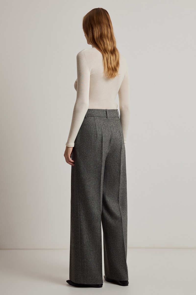 Брюки VASSA CODE, пол женский, цвет серый, фото №4