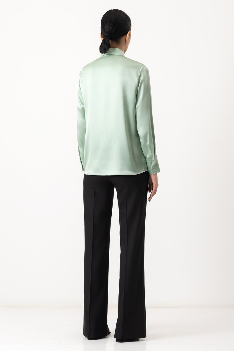 Blouse VASSA&Co, пол female, цвет Зеленый, фото №2