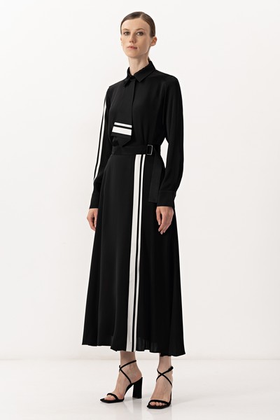 Блузка VASSA&Co, пол женский, цвет черный, фото №7