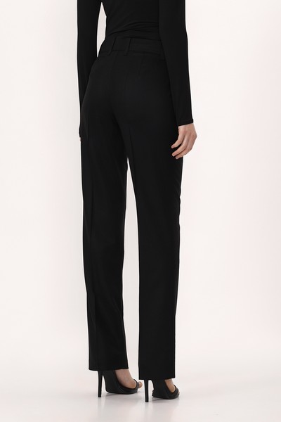 Брюки VASSA&Co, пол женский, цвет черный, фото №3