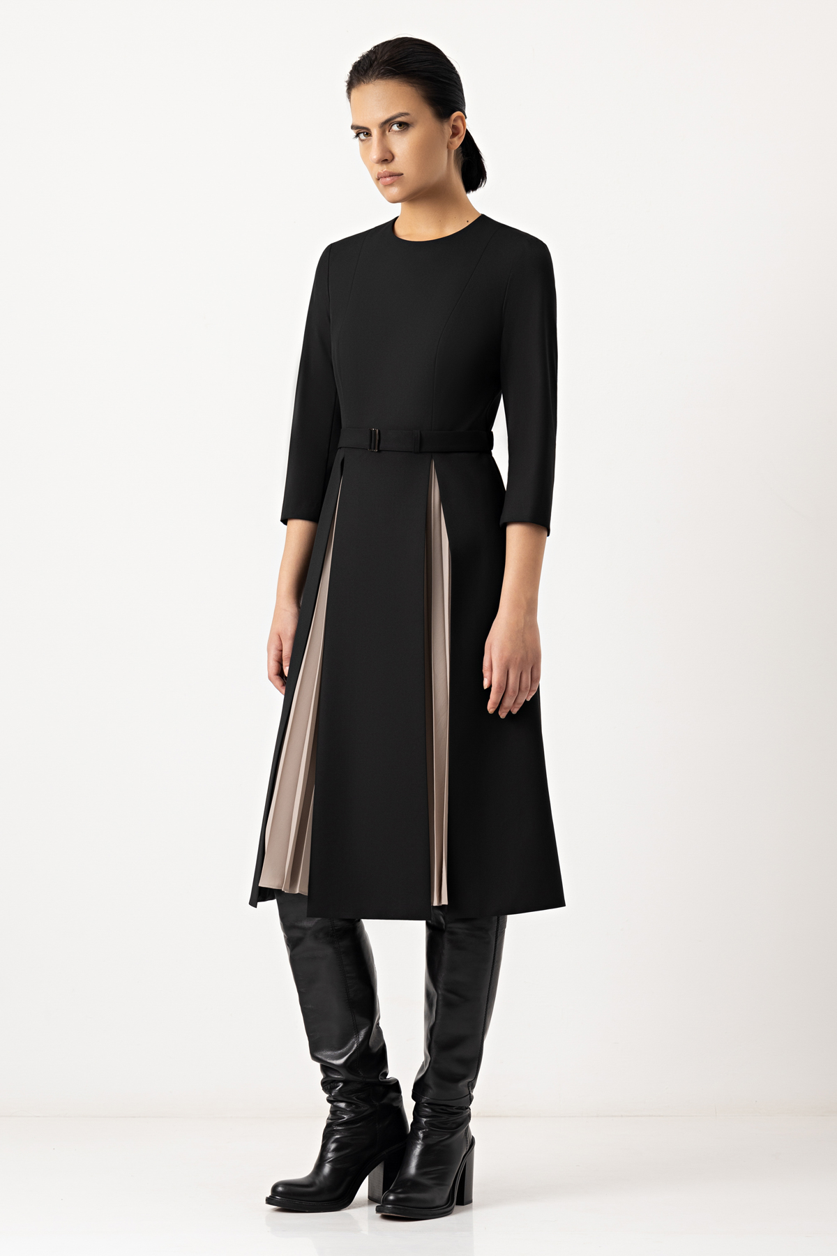 Dress VASSA&Co, пол female, цвет black