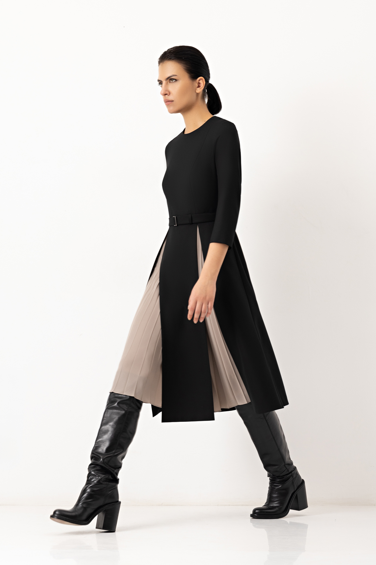Dress VASSA&Co, пол female, цвет black